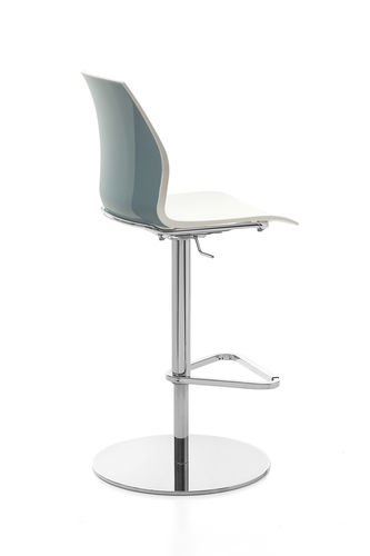 Moderner Barstuhl - KALEA STOOL - KASTEL srl - Metall / Polypropylen / mit Kufengestell