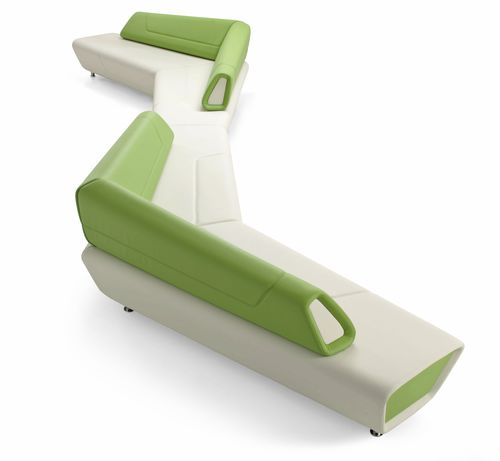 Modulare Polsterbank - KALEIDO - KASTEL srl - modern / Leder / für Gewerbegebrauch