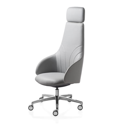 Moderner Chefsessel - KONTEA LINEAR - KASTEL srl - Leder / Stoff / Kunstleder