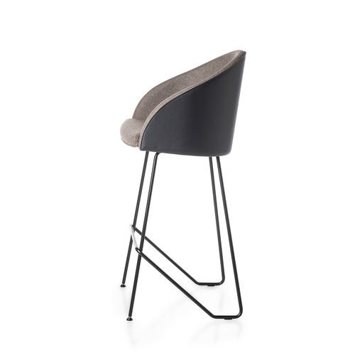 Moderner Barstuhl - KAMEO STOOL - KASTEL srl - für den Innenraum / Stoff / Gestell aus Metall