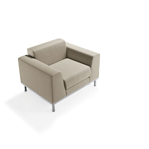 Moderner Besuchersessel - KOMODO - KASTEL srl - Stahl / Aluminium / grau