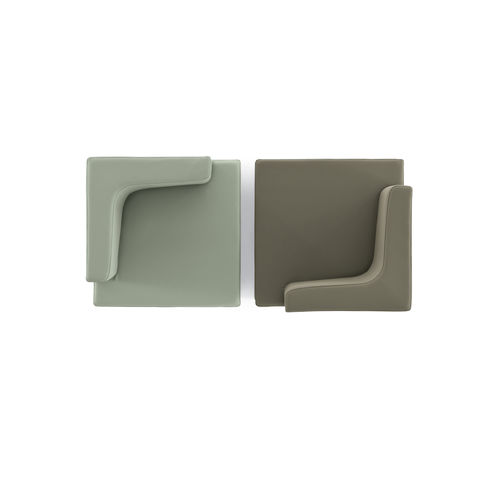 Moderner Besuchersessel - KENION - KASTEL srl - Stoff / modular / schwarz