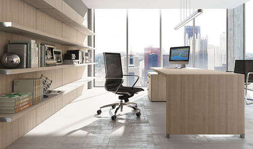 Chefschreibtisch - TOWER EVO - NEWFORM Ufficio - modern / Holz / für Eckeinbau