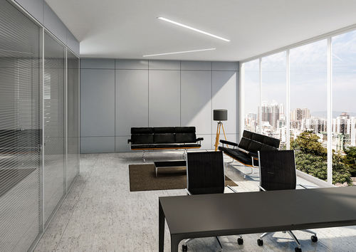 Abnehmbare Trennwand - K3 - NEWFORM Ufficio - Laminat / Metall / für professionellen Einsatz