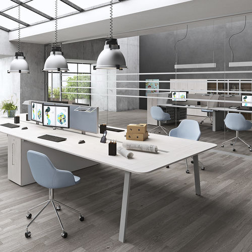 Schreibtisch für Open Space - VISTA ESSENCE - NEWFORM Ufficio - bodenstehend / für mehrere Personen / modern