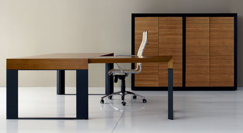 Chefschreibtisch - SIMPOSIO - NEWFORM Ufficio - modern / Holz / Glas