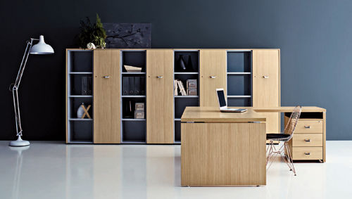 Modernes Bücherregal - TOWER - NEWFORM Ufficio - für Büro / Holz