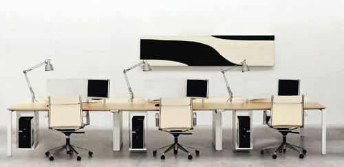 Schreibtisch für Open Space - VISTA - NEWFORM Ufficio - modern / Holz / für Gewerbegebrauch