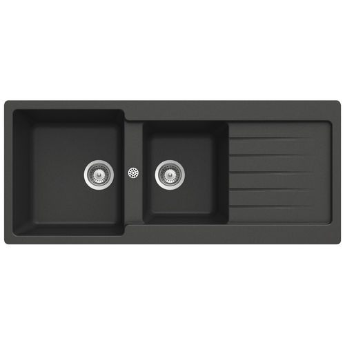 Doppelbeckenspüle - 116 - RODI HOME – kitchen sinks and accessories - mit Abtropffläche / Verbundwerkstoff / einbaufähig