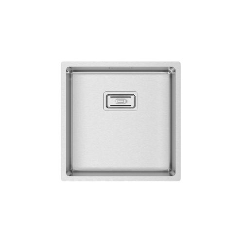 Einbeckenspüle - BOX LUX 40 - RODI HOME – kitchen sinks and accessories - ohne Abtropffläche / gebürsteter Edelstahl / einbaufähig