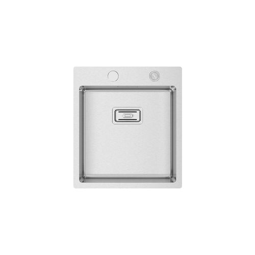 Einbeckenspüle - BOX LUX 46 - RODI HOME – kitchen sinks and accessories - ohne Abtropffläche / gebürsteter Edelstahl / einbaufähig