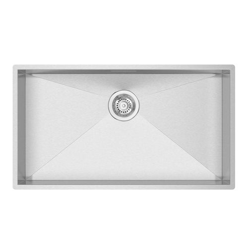 Einbeckenspüle - BOX LINE 74 - RODI HOME – kitchen sinks and accessories - ohne Abtropffläche / gebürsteter Edelstahl / einbaufähig