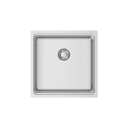 Einbeckenspüle - UNA 40 - RODI HOME – kitchen sinks and accessories - mit Abtropffläche / polierter Edelstahl / einbaufähig