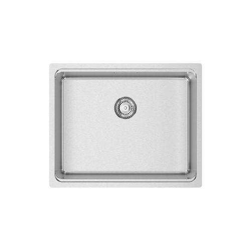 Einbeckenspüle - UNA 50 - RODI HOME – kitchen sinks and accessories - mit Abtropffläche / polierter Edelstahl / einbaufähig