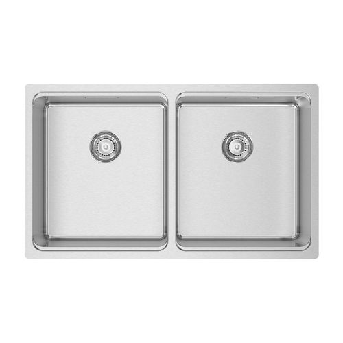 Einbeckenspüle - UNA 75 - RODI HOME – kitchen sinks and accessories - mit Abtropffläche / polierter Edelstahl / einbaufähig