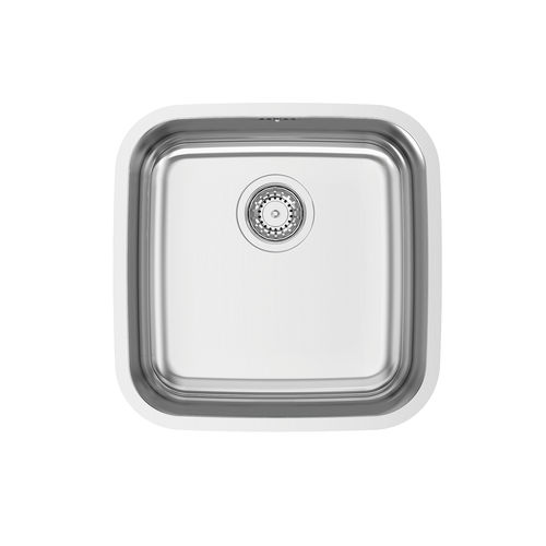 Einbeckenspüle - INDUS 40 - RODI HOME – kitchen sinks and accessories - ohne Abtropffläche / polierter Edelstahl / Monoblock