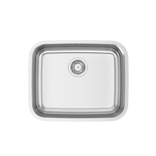 Einbeckenspüle - INDUS 50 - RODI HOME – kitchen sinks and accessories - ohne Abtropffläche / polierter Edelstahl / Unterbau