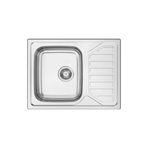 Einbeckenspüle - OKIO PLUS 65 - RODI HOME – kitchen sinks and accessories - mit Abtropffläche / polierter Edelstahl / einbaufähig