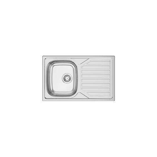 Einbeckenspüle - OKIO LINE 80 - RODI HOME – kitchen sinks and accessories - mit Abtropffläche / Edelstahl / polierter Edelstahl
