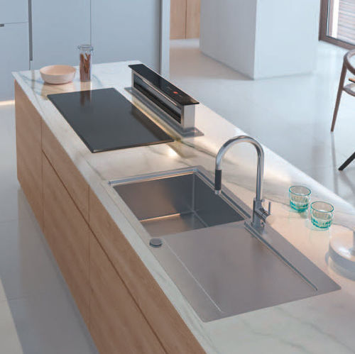 Einbeckenspüle - EVO 105 - RODI HOME – kitchen sinks and accessories - mit Abtropffläche / gebürsteter Edelstahl / einbaufähig
