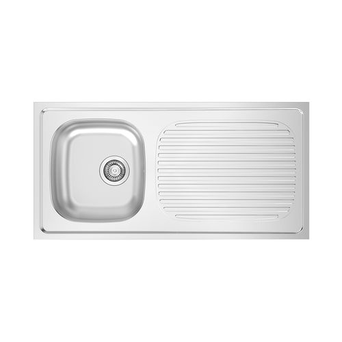 Einbeckenspüle - SIT ON 1000×500 B - RODI HOME – kitchen sinks and accessories - mit Abtropffläche / Edelstahl / einbaufähig