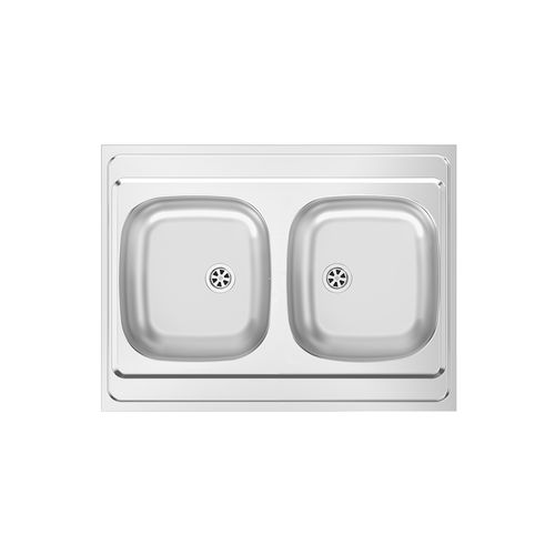 Doppelbeckenspüle - SIT ON 800×600 BB - RODI HOME – kitchen sinks and accessories - ohne Abtropffläche / Edelstahl / einbaufähig