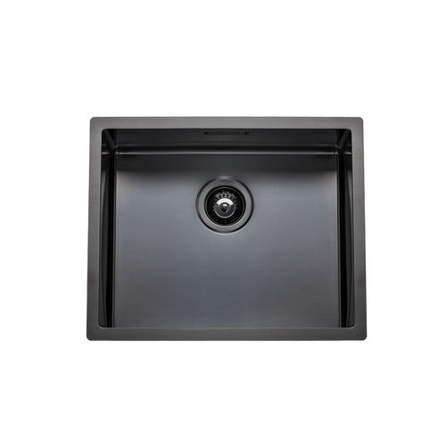 Graue Spüle - BOX LUX 50 - RODI HOME – kitchen sinks and accessories - 1 Becken / ohne Abtropffläche / Edelstahl