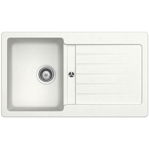 Einbeckenspüle - 86 ALPINA - RODI HOME – kitchen sinks and accessories - mit Abtropffläche / Verbundwerkstoff / einbaufähig