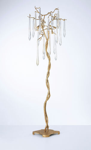 Stehleuchte - BABYLONICA - Serip - Bronze / Glas / klassisch