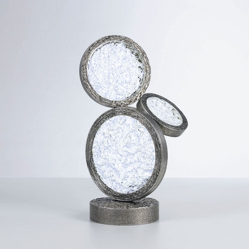 Tischlampe - ECLIPSE - Serip - Bronze / Glas / modern