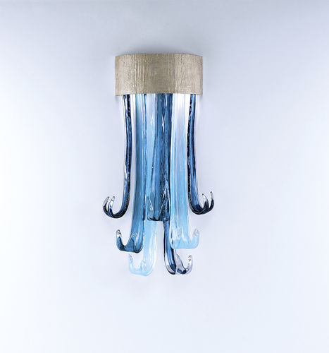 Industriestil-Wandleuchte - MAGMA M - Serip - für den Innenraum / Bronze / Glas