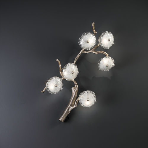 Wandleuchte / originelles Design - NYMPHAEA M - Serip - für den Innenraum / Metall / Glas