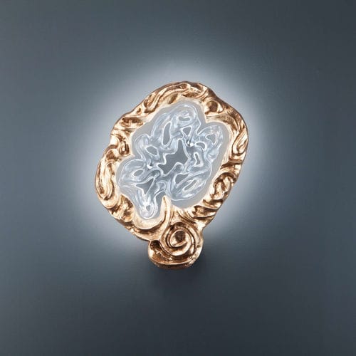 Wandleuchte / originelles Design - DALI GALATEA M - Serip - für den Innenraum / Aluminium / Glas
