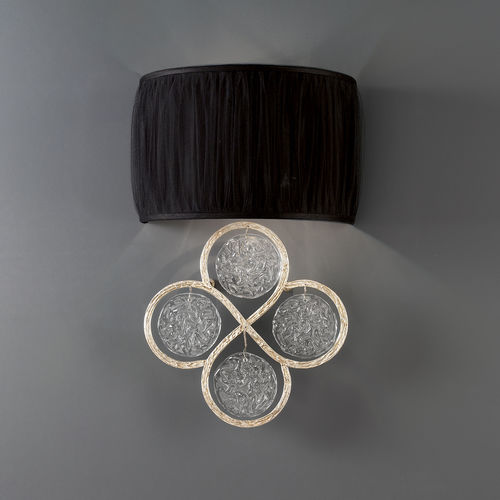 Moderne Wandleuchte - DOUBLE SHARP - Serip - für den Innenraum / Bronze / Glas