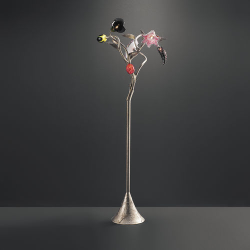 Stehleuchte - CORSAGE - Serip - Bronze / Glas / klassisch