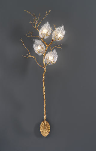 Klassische Wandleuchte - CARPINUS - Serip - für den Innenraum / Bronze / Glas