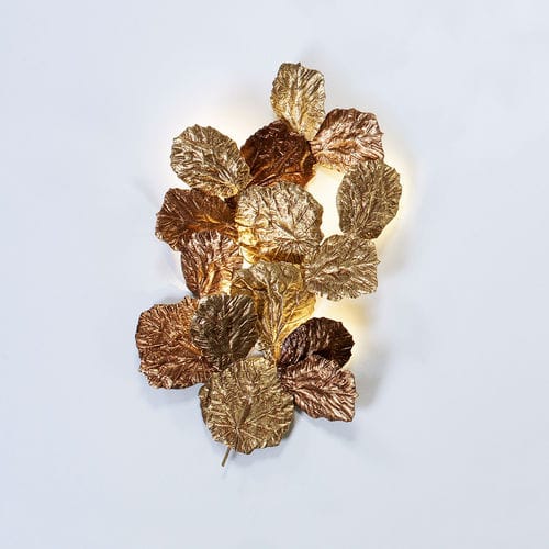 Wandleuchte / originelles Design - HEAP M - Serip - für den Innenraum / Bronze / Glas