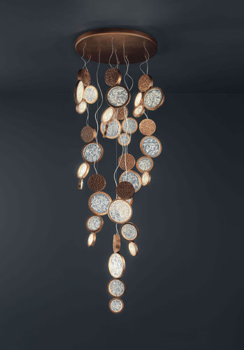 Hängelampe - DREAM CATCHER - Serip - Bronze / Glas / modern