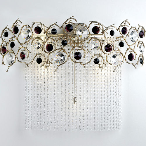 Klassische Wandleuchte - TIARA - Serip - für den Innenraum / Bronze / Glas