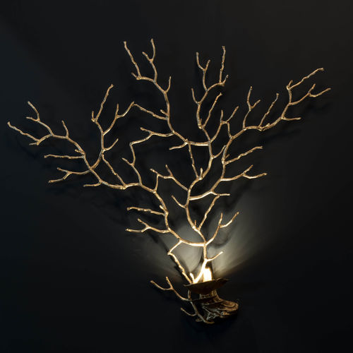 Klassische Wandleuchte - SEA FAN - Serip - für den Innenraum / Metall / Glas