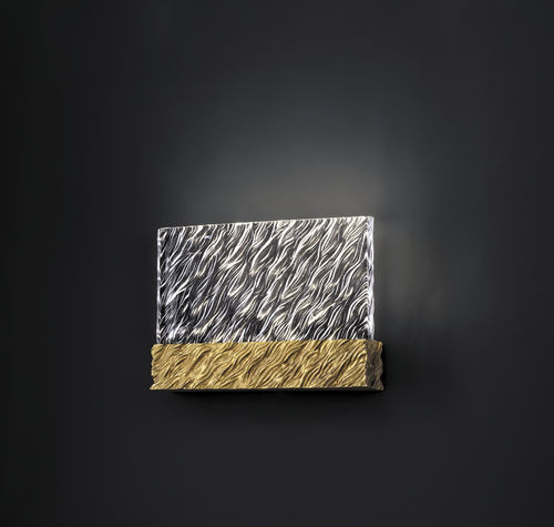 Moderne Wandleuchte - COASTLINE L - Serip - für den Innenraum / Metall / Glas