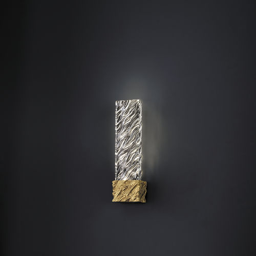 Moderne Wandleuchte - COASTLINE S - Serip - für den Innenraum / Bronze / Glas