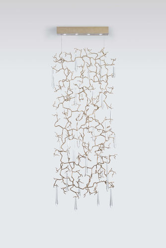 Hängelampe - CURTAIN EXTRA SMALL - Serip - Metall / Glas / klassisch