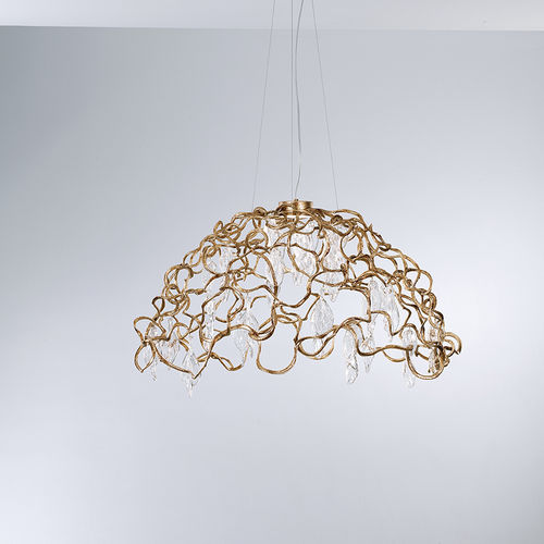 Hängelampe - DOME L - Serip - Bronze / Glas / modern