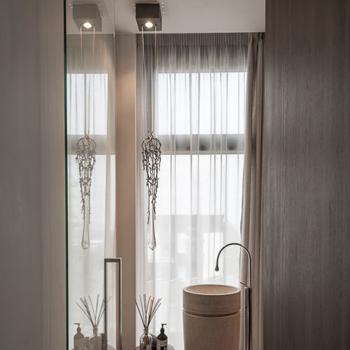 Hängelampe - DRIP SINGLE - Serip - Bronze / Glas / modern