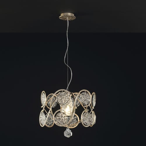 Hängelampe - BEMOLLE S - Serip - Bronze / Glas / modern