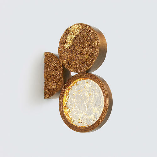 Moderne Wandleuchte - ORBIT CORNER S - Serip - für den Innenraum / Bronze / Glas