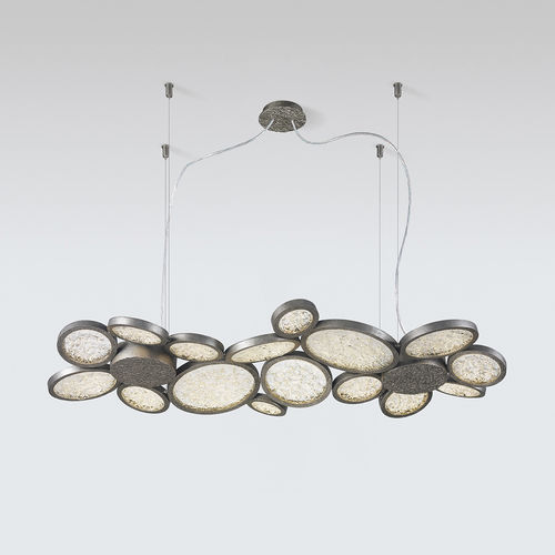 Moderner Kronleuchter - MOONLIGHT - Serip - Glas / Bronze / für Gewerbegebrauch