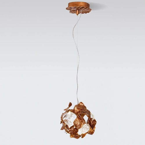 Hängelampe - ORBIFOLIA SMALL - Serip - Bronze / Glas / modern