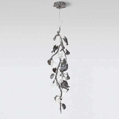 Hängelampe - ORNATA SMALL - Serip - Bronze / Glas / modern